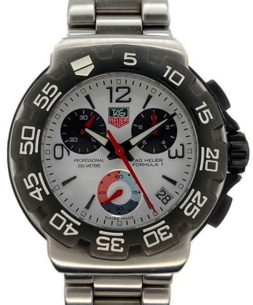 TAG Heuer（タグ・ホイヤー）TAG Heuer (タグホイヤー) フォーミュラ1 ホワイト サイズ:41mmの古着・服飾アイテム