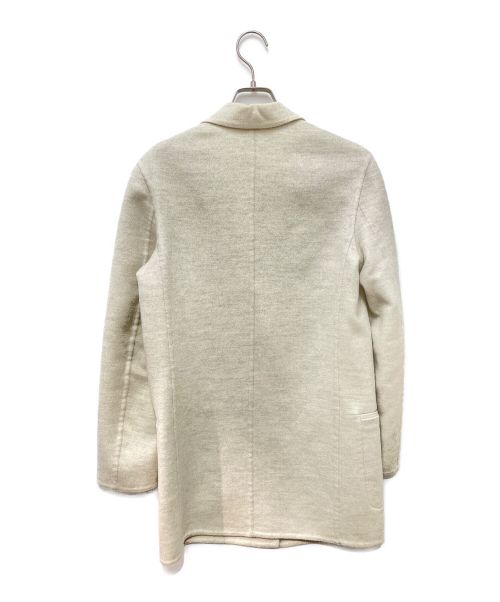 HERMES（エルメス）HERMES (エルメス) カシミヤコート ホワイト サイズ:34の古着・服飾アイテム