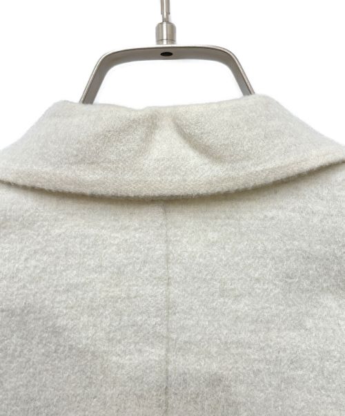 HERMES（エルメス）HERMES (エルメス) カシミヤコート ホワイト サイズ:34の古着・服飾アイテム