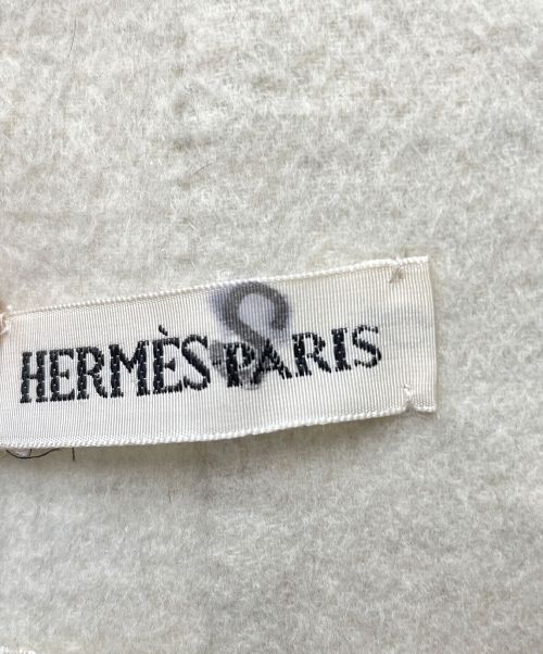 HERMES（エルメス）HERMES (エルメス) カシミヤコート ホワイト サイズ:34の古着・服飾アイテム