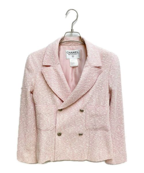 CHANEL（シャネル）CHANEL (シャネル) スカートセットアップ ピンク サイズ:34の古着・服飾アイテム