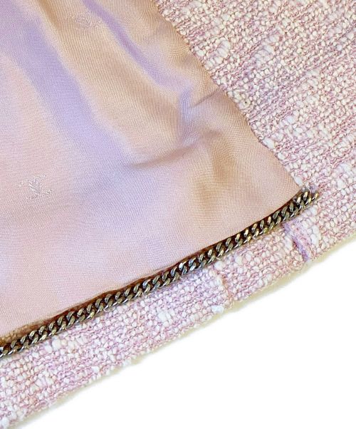 CHANEL（シャネル）CHANEL (シャネル) スカートセットアップ ピンク サイズ:34の古着・服飾アイテム