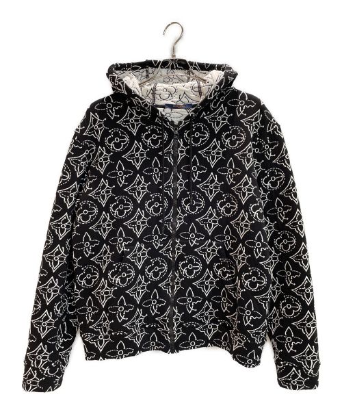LOUIS VUITTON（ルイ ヴィトン）LOUIS VUITTON (ルイ ヴィトン) NBAモノグラムジップアップパーカー ブラック サイズ:Lの古着・服飾アイテム