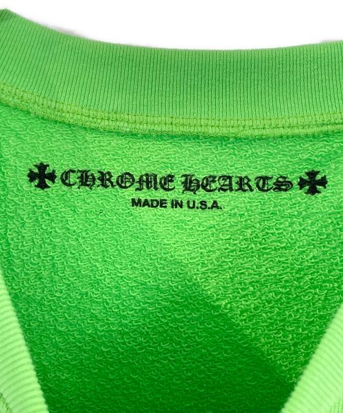 CHROME HEARTS（クロムハーツ）CHROME HEARTS (クロムハーツ) PPOSEXRCDGRNSWTSHRT グリーン サイズ:Mの古着・服飾アイテム