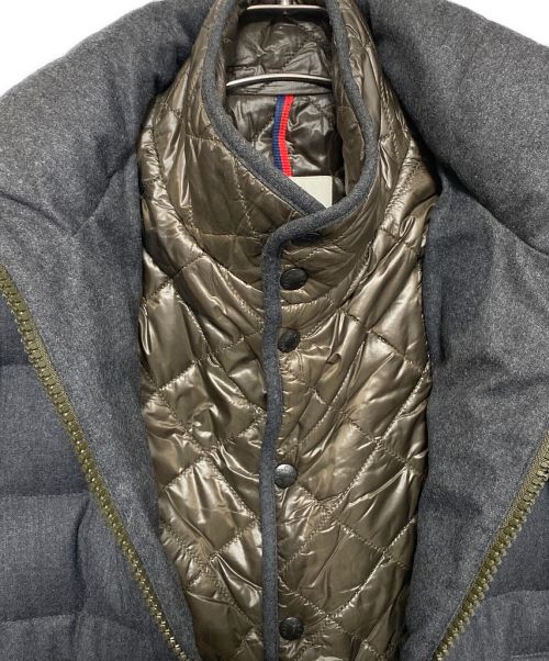 MONCLER（モンクレール）MONCLER (モンクレール) TIERCE GIUBBOTTO グレー サイズ:SIZE 0の古着・服飾アイテム