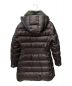 PRADA (プラダ) 袖ロゴファー付ハーフダウンコート ブラック サイズ:42：158000円