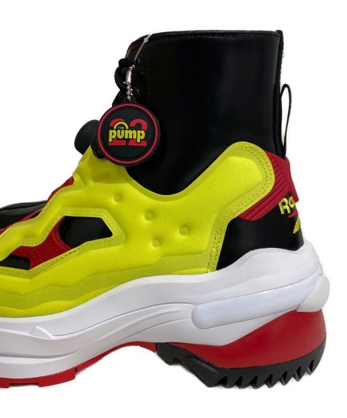 Maison Margiela（メゾンマルジェラ）Maison Margiela × Reebok (マルジェラ×リーボック) ×Reebok(リーボック) ファブリックハイカットスニーカー イエロー サイズ:40の古着・服飾アイテム