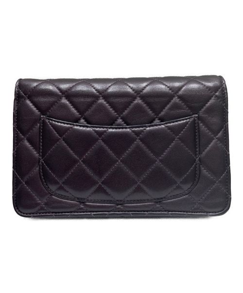 CHANEL（シャネル）CHANEL (シャネル) キルティングチェーンショルダーウォレット パープル サイズ:-の古着・服飾アイテム