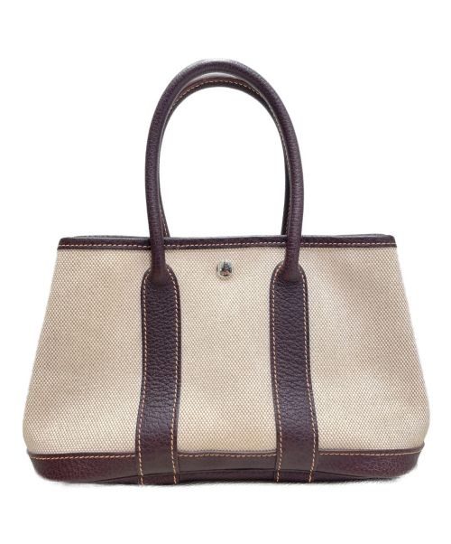 HERMES（エルメス）HERMES (エルメス) ガーデンパーティTTPM ベージュ×ブラウン サイズ:TTPMの古着・服飾アイテム