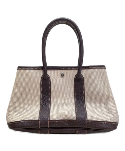 HERMES（エルメス）HERMES (エルメス) ガーデンパーティTTPM ベージュ×ブラウン サイズ:TTPMの古着・服飾アイテム
