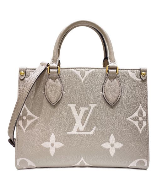 LOUIS VUITTON（ルイ ヴィトン）LOUIS VUITTON (ルイ ヴィトン) オンザゴーPM ベージュ サイズ:PMの古着・服飾アイテム