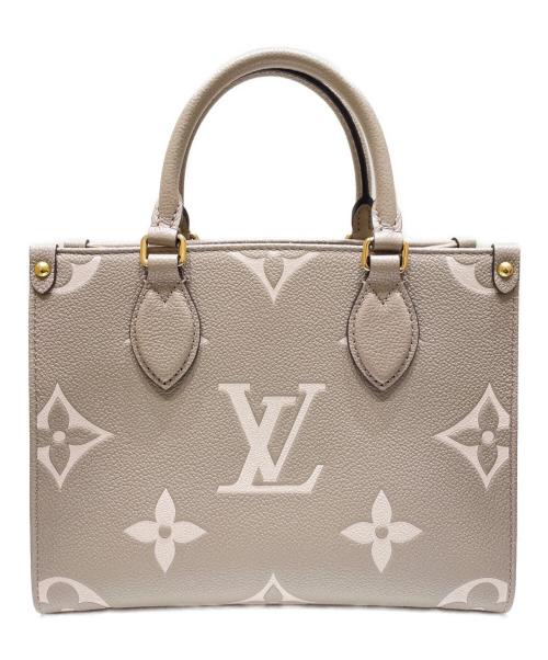 LOUIS VUITTON（ルイ ヴィトン）LOUIS VUITTON (ルイ ヴィトン) オンザゴーPM ベージュ サイズ:PMの古着・服飾アイテム
