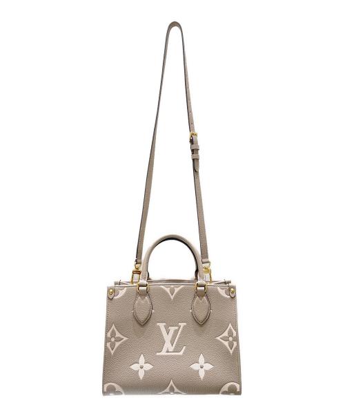 LOUIS VUITTON（ルイ ヴィトン）LOUIS VUITTON (ルイ ヴィトン) オンザゴーPM ベージュ サイズ:PMの古着・服飾アイテム