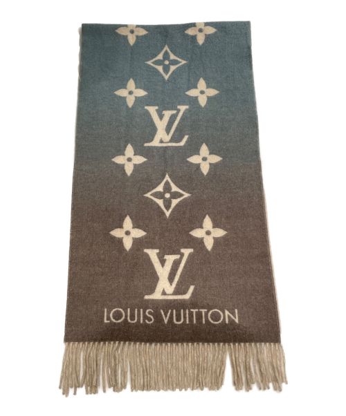 LOUIS VUITTON（ルイ ヴィトン）LOUIS VUITTON (ルイ ヴィトン) エシャルプ・レイキャビック グラディエント ブルーローズ サイズ:-の古着・服飾アイテム