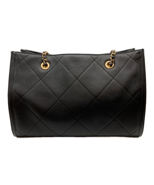CHANEL（シャネル）CHANEL (シャネル) スモールショッピングトートバッグ ブラックの古着・服飾アイテム