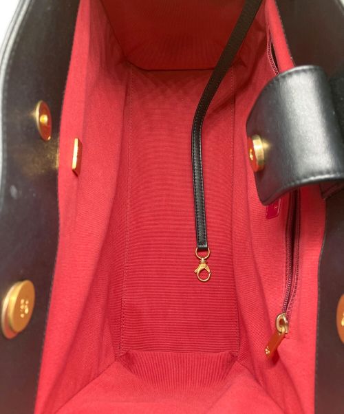 CHANEL（シャネル）CHANEL (シャネル) スモールショッピングトートバッグ ブラックの古着・服飾アイテム