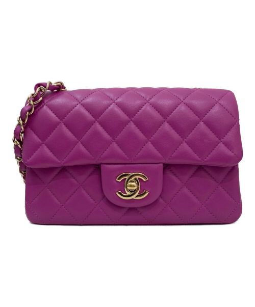 CHANEL（シャネル）CHANEL (シャネル) ミニマトラッセ パープル サイズ:20の古着・服飾アイテム
