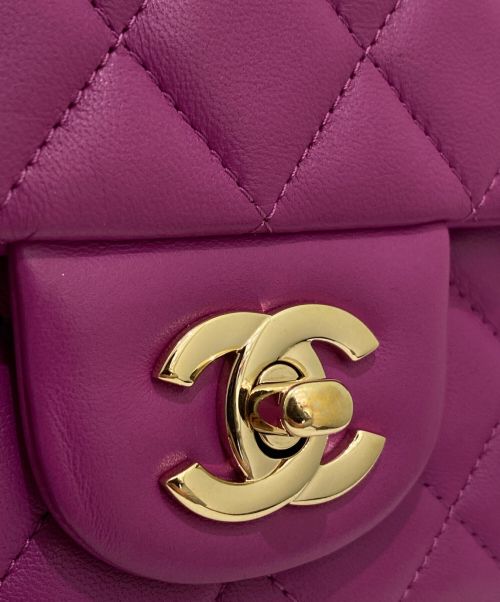 CHANEL（シャネル）CHANEL (シャネル) ミニマトラッセ パープル サイズ:20の古着・服飾アイテム