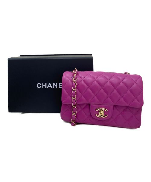 CHANEL（シャネル）CHANEL (シャネル) ミニマトラッセ パープル サイズ:20の古着・服飾アイテム