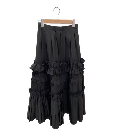 エンフォルド(ENFOLDストレッチタフタ ダブルフリル スカート 1094000858456903_01_1174.jpeg