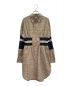 BURBERRY（バーバリー）の古着「ノヴァチェック切替シャツワンピース」｜ブラウン×ベージュ