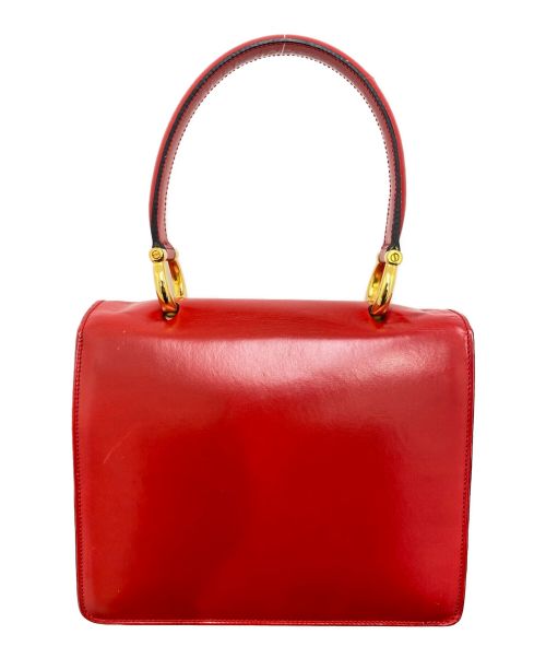 CELINE（セリーヌ）CELINE (セリーヌ) ハンドバッグ レッドの古着・服飾アイテム