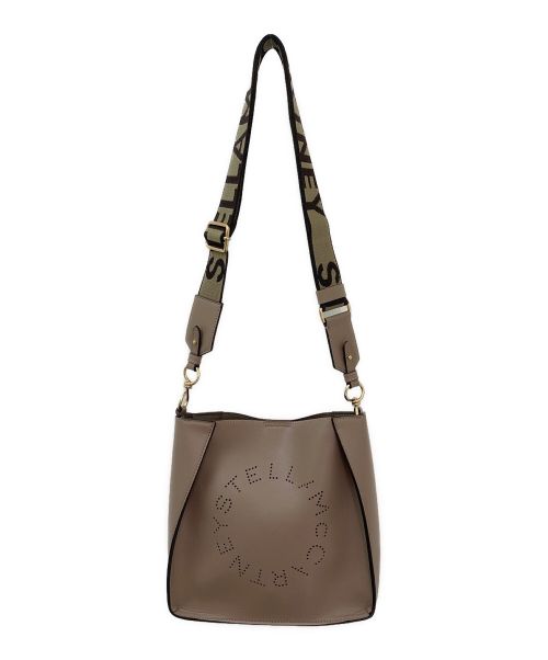 STELLA McCARTNEY（ステラマッカートニー）STELLA McCARTNEY (ステラマッカートニー) ロゴ ショルダーバッグ ベージュ サイズ:-の古着・服飾アイテム