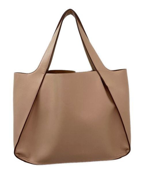 STELLA McCARTNEY（ステラマッカートニー）STELLA McCARTNEY (ステラマッカートニー) ロゴ トートバッグ ベージュ サイズ:-の古着・服飾アイテム