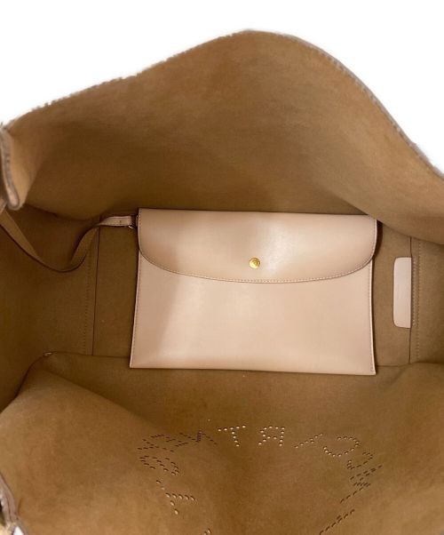 STELLA McCARTNEY（ステラマッカートニー）STELLA McCARTNEY (ステラマッカートニー) ロゴ トートバッグ ベージュ サイズ:-の古着・服飾アイテム