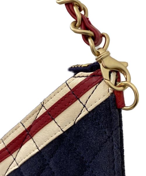 CHANEL（シャネル）CHANEL (シャネル) ユニオンジャックココマークショルダーバッグ ネイビー×レッド サイズ:-の古着・服飾アイテム