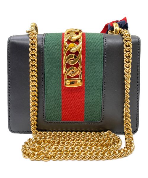 GUCCI（グッチ）GUCCI (グッチ) チェーンショルダーバッグ ブラック サイズ:-の古着・服飾アイテム