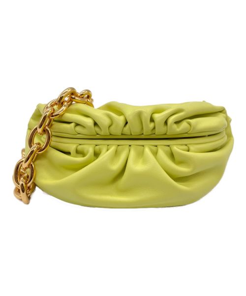 BOTTEGA VENETA（ボッテガベネタ）BOTTEGA VENETA (ボッテガベネタ) チェーンポーチショルダーバッグ イエローの古着・服飾アイテム