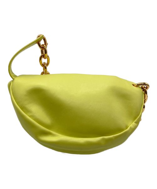 BOTTEGA VENETA（ボッテガベネタ）BOTTEGA VENETA (ボッテガベネタ) チェーンポーチショルダーバッグ イエローの古着・服飾アイテム