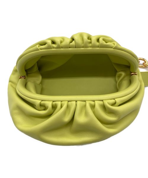 BOTTEGA VENETA（ボッテガベネタ）BOTTEGA VENETA (ボッテガベネタ) チェーンポーチショルダーバッグ イエローの古着・服飾アイテム