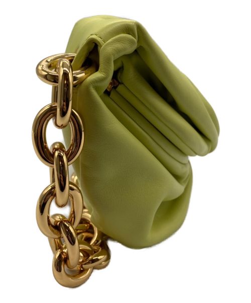 BOTTEGA VENETA（ボッテガベネタ）BOTTEGA VENETA (ボッテガベネタ) チェーンポーチショルダーバッグ イエローの古着・服飾アイテム
