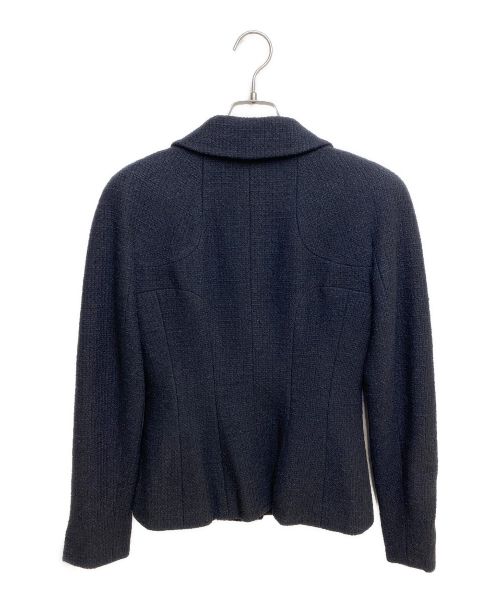 CHANEL（シャネル）CHANEL (シャネル) ツイードジャケット ブラック サイズ:38の古着・服飾アイテム