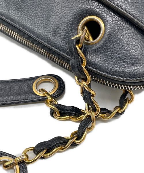 CHANEL（シャネル）CHANEL (シャネル) トリプルココ チェーントートバッグ ブラック サイズ:-の古着・服飾アイテム