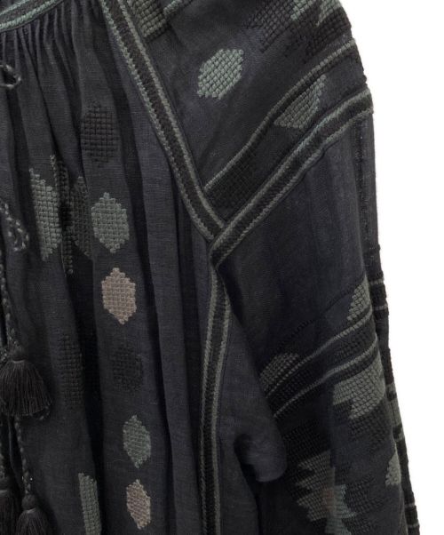 VITA KIN EMBROIDERY（ヴィタキン）VITA KIN EMBROIDERY (ヴィタキン) EMBROIDARYワンピース ブラック サイズ:FREEの古着・服飾アイテム