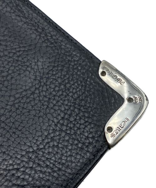 CHROME HEARTS（クロムハーツ）CHROME HEARTS (クロムハーツ) ALLIGATOR LONG SINGLE FOLD WALLET ブラック サイズ:FREEの古着・服飾アイテム