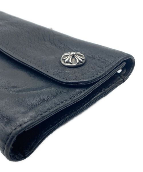 CHROME HEARTS（クロムハーツ）CHROME HEARTS (クロムハーツ) WAVE WALLET CROSS BALL ブラック サイズ:-の古着・服飾アイテム