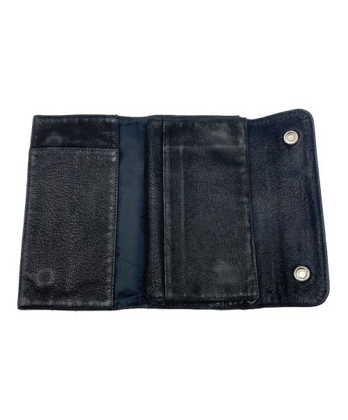 CHROME HEARTS（クロムハーツ）CHROME HEARTS (クロムハーツ) WAVE WALLET CROSS BALL ブラック サイズ:-の古着・服飾アイテム