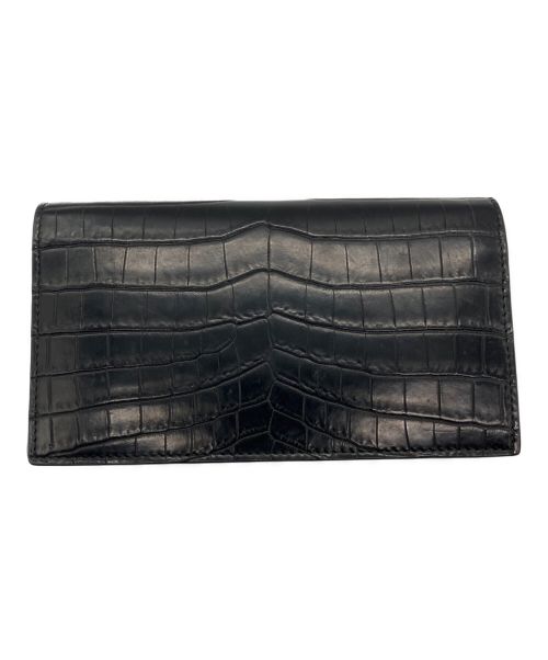 BOTTEGA VENETA（ボッテガベネタ）BOTTEGA VENETA (ボッテガベネタ) 長財布 ブラックの古着・服飾アイテム