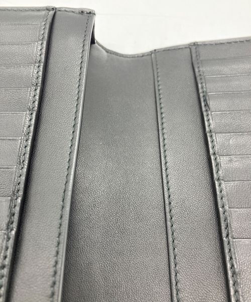 BOTTEGA VENETA（ボッテガベネタ）BOTTEGA VENETA (ボッテガベネタ) 長財布 ブラックの古着・服飾アイテム