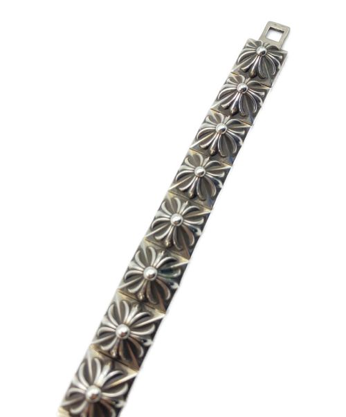 CHROME HEARTS（クロムハーツ）CHROME HEARTS (クロムハーツ) PYRAMID HINGED  ピラミッドプラスブレスレット サイズ:14リンクの古着・服飾アイテム