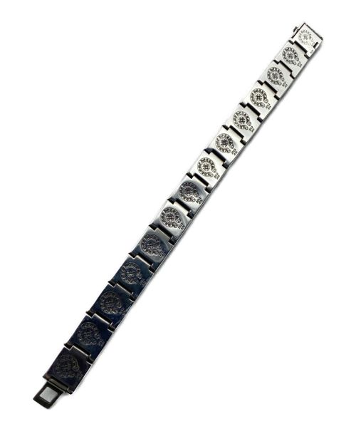 CHROME HEARTS（クロムハーツ）CHROME HEARTS (クロムハーツ) PYRAMID HINGED  ピラミッドプラスブレスレット サイズ:14リンクの古着・服飾アイテム