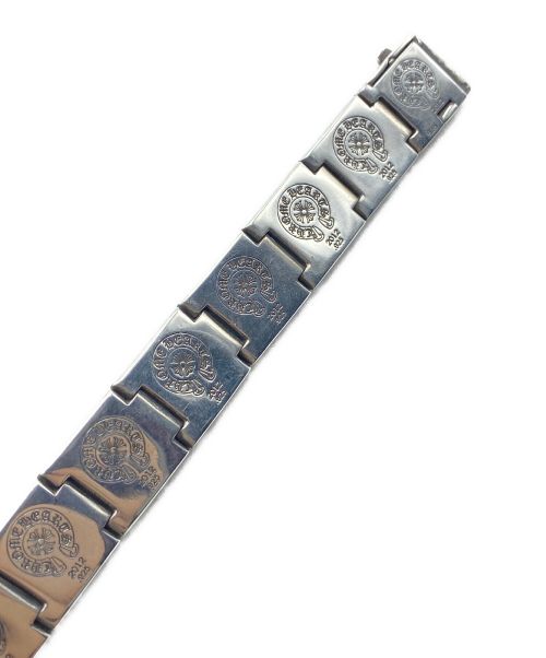 CHROME HEARTS（クロムハーツ）CHROME HEARTS (クロムハーツ) PYRAMID HINGED  ピラミッドプラスブレスレット サイズ:14リンクの古着・服飾アイテム