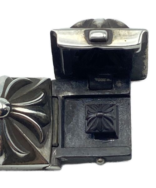 CHROME HEARTS（クロムハーツ）CHROME HEARTS (クロムハーツ) PYRAMID HINGED  ピラミッドプラスブレスレット サイズ:14リンクの古着・服飾アイテム