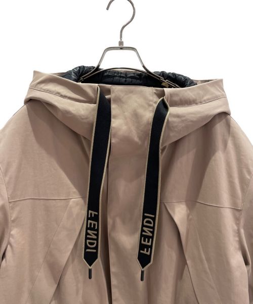 FENDI（フェンディ）FENDI (フェンディ) 中綿コート ベージュ サイズ:50の古着・服飾アイテム