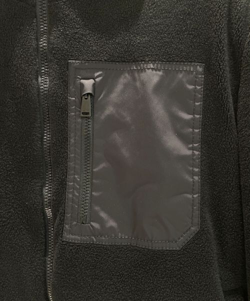 FENDI（フェンディ）FENDI (フェンディ) リバーシブルフリーススウェットシャツブルゾン ブラック サイズ:52の古着・服飾アイテム