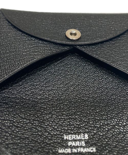 HERMES（エルメス）HERMES (エルメス) カルヴィ カードケース ノワール ブラック サイズ:-の古着・服飾アイテム